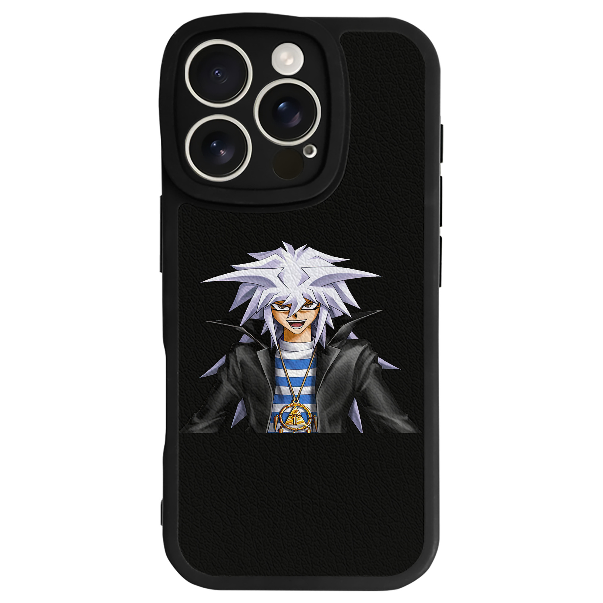 遊☆戯☆王 Yu-Gi-Oh! 【iPhone 16シリーズ対応】シリコンスマホケース（レザー調） 材質：シリコン